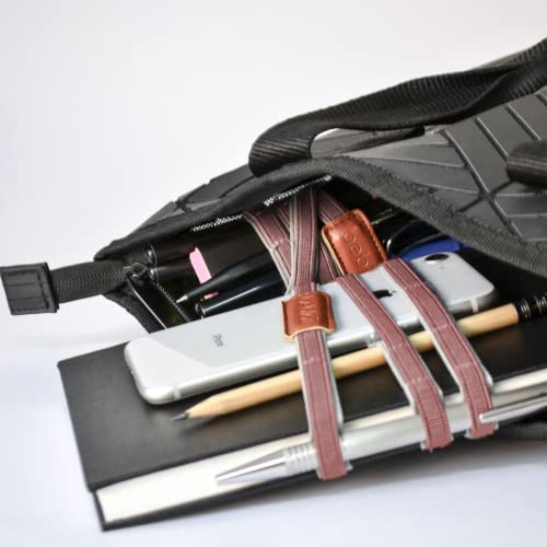 Beblau TWIST PACK (S & L included) ELASTIC PORTABLE ORGANIZER attachable to your laptop, notebook, PC screen.. Anything! Office & Home | Laptop accessory | Backpack | Great GIFT