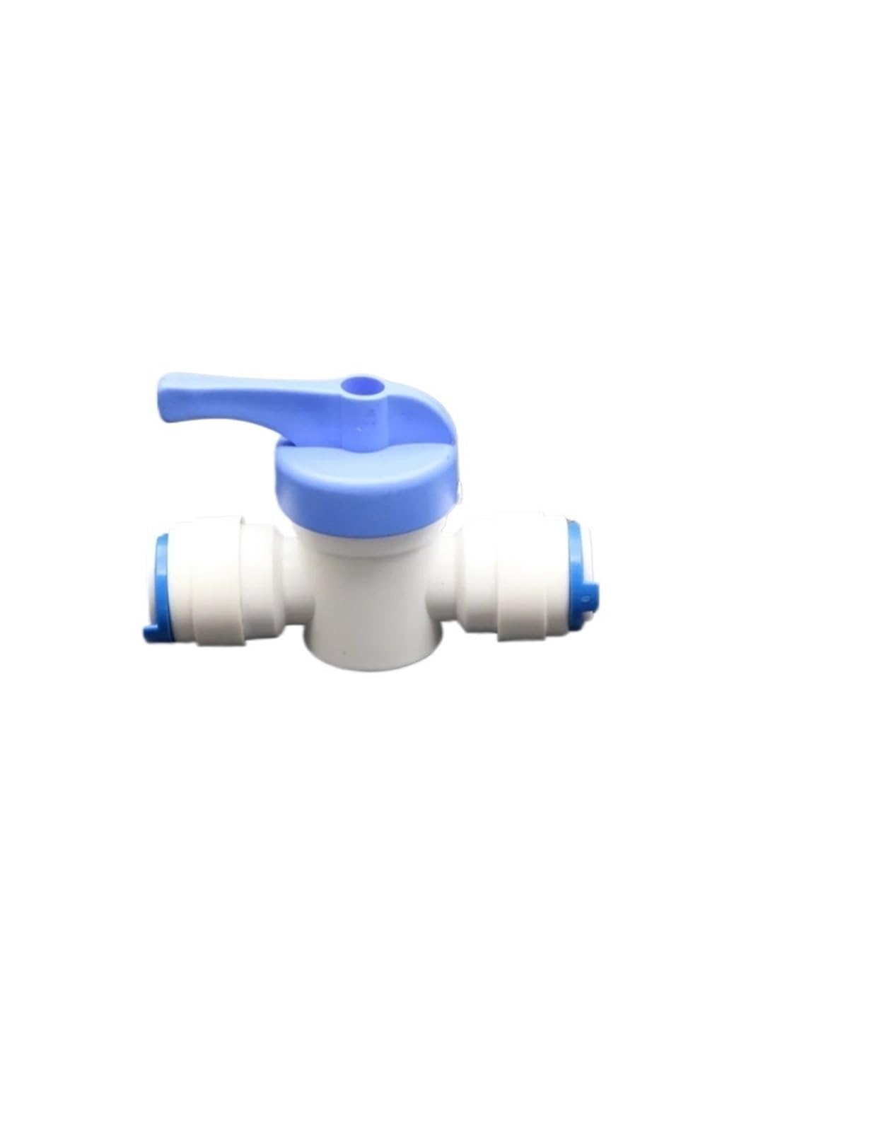 Tube PE 1/4" 3/8" OD, raccord de tuyau, droit, vanne à boisseau sphérique contrôlée par contre-lavage, filtre eau for aquarium, système d'osmose inverse Convient aux réservoirs d'eau(1/4",10pcs)