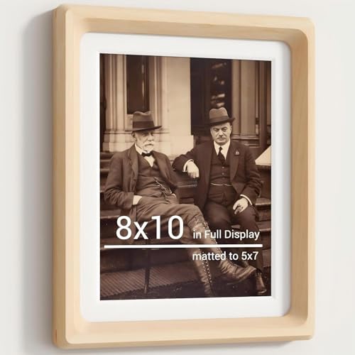 Solid Wood Photo Frame with Tempered Glass