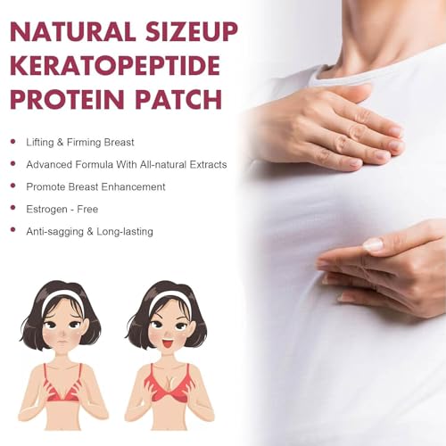 Lonnalee Brustvergrößerungspflaster, Keratopeptid-Protein-Brustvergrößerungs-Straffungspad,Brustvergrößerung Pflaster, Straffung der Brust, Anti-Erschlaffung und Langanhaltende Wirkung