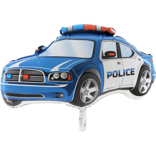 Palloncini in pellicola di alluminio per auto della polizia adatti