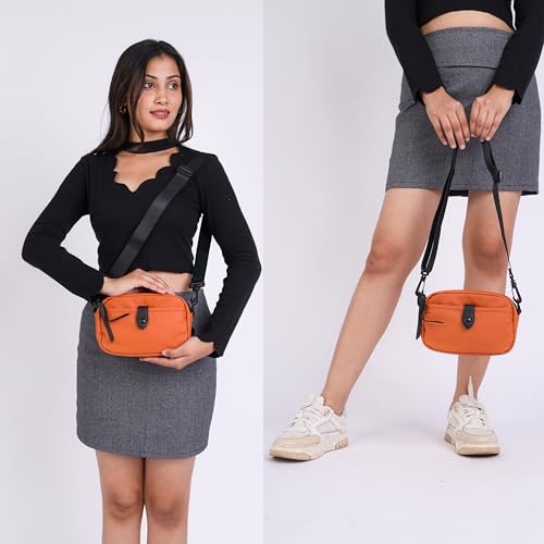 Image of TS WITH TECHSUN Quilted Small Crossbody Bag for Women, Waterproof PU Leather Sling Bag with Adjustable Strap, Lightweight Travel Shoulder, Purse for Phone, Wallet, Keys, Makeup