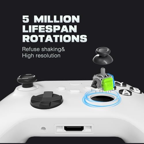 Image of K-Silver TMR magnetic resistance joystick, High-Precision Magnetic Gaming Joystick Module, 200μA Low Power, 5 Million Rotations, Compatible with PS4, Xbox X /S, PS5, Switch Controllers (JS13 Pro+ For Xbox X /S)