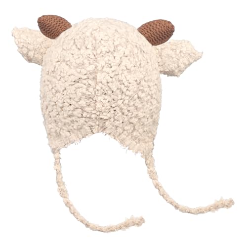 OhMill Toddler Knitted Hat Cute Deer Antlers Knitted Cap Winter Warmer Cap4