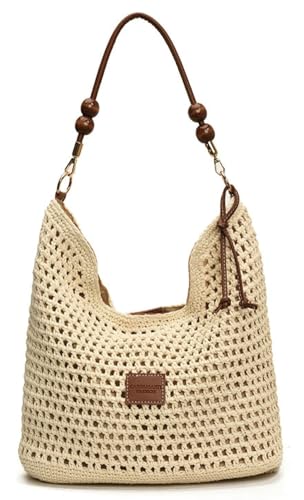 Bohemia Straw Beach Bag Women Macrame Crossbody Purse Shoulder Tote Bag Travel Beach Bag Summer Top-handle Hobo Bags 2025