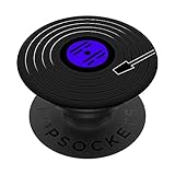 Vinyl Record Vintage Music Rave Techno Edm DJ Musician PopSockets Swappable PopGrip