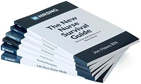 NRSNG Library 6 Nursing School Books and Study Material for NCLEX. Created by Jon Haws Office Product