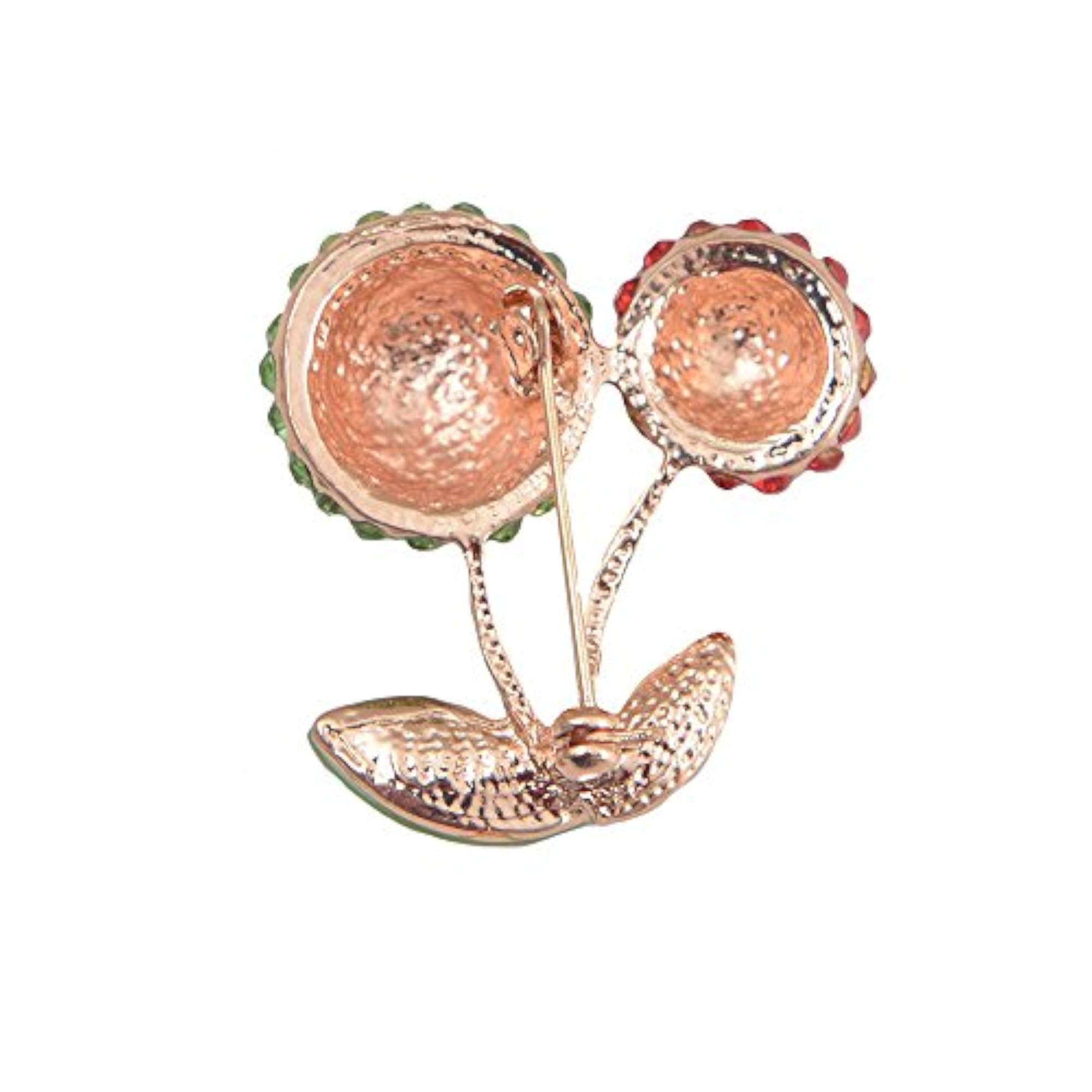 Vintage Sea Turtle Brooch Pin Alloy Rhinestones