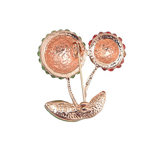 Vintage Sea Turtle Brooch Pin Alloy Rhinestones