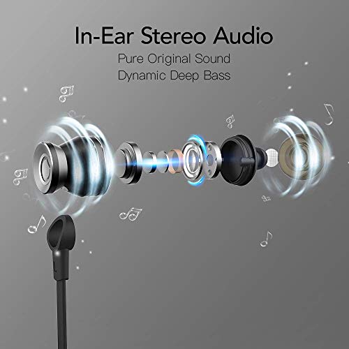 Wired Earbuds in-Ear Stereo Earphones with Microphone Deep Bass Ear Buds Premium Sound Noise Isolating Headphones with 3.5mm Audio Output for Phone, Laptop, MP3, iOS/Android Devices(C300-Red) - Thumbnail 2