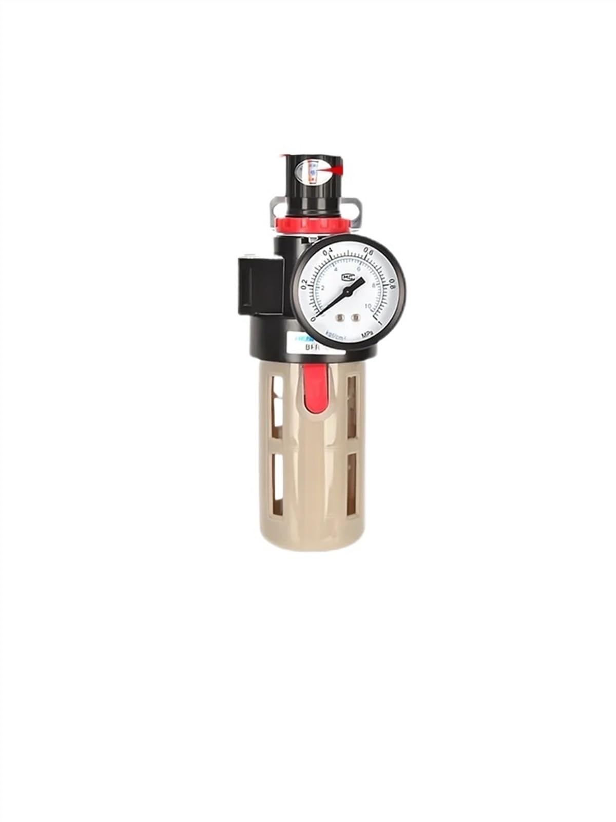 Filtro de bomba de aire neumático BFR3000 3/8, válvula reductora de presión, regulador separador de agua y aceite for compresores(BFR3000 copper)