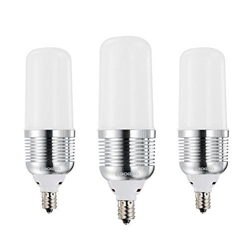 BOGAO (lot de 3) Ampoules LED Cron 15W E14, 100-120 Watt lumière lamps équivalent, base bougie E14, Lampes LED 1500 lumens (blanch 6000K)