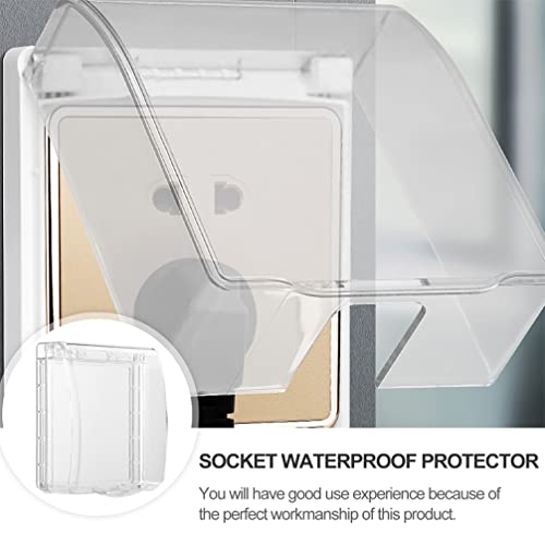 Cabilock 3 Pcs Caixa de Tomada à Prova D'água Interruptor de Parede Caixa de Painel Pvc Caixa de In