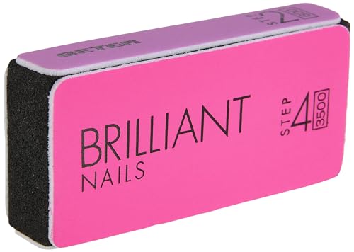 Beter Viva Brilliant Nails Manicure Nail Buffer - 4 Steps