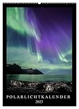 Polarlichtkalender (Wandkalender 2023 DIN A2 hoch), Calvendo Monatskalender