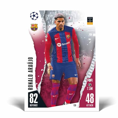 Image of Topps UEFA Champions League 23 /24 Season Match Attax Footballer Cards - 12 Count Collectible Card Game