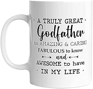 Personalised Mug for a Truly Great Godfather! Perfect Birthday, Xmas or Thank You Gift Idea Fine Bone China or Ceramic