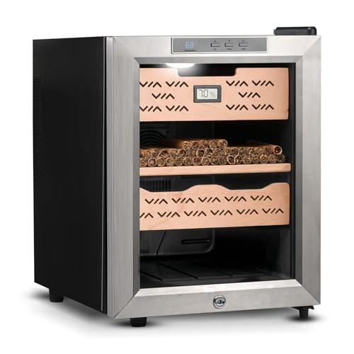Epress Electric Cigar Humidor for 250 Cigars, 33L Cigar Cabinet with Cooling & Heating Temperature
