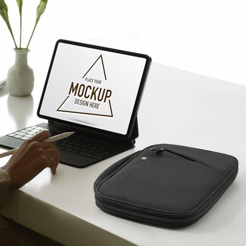 Image of MoKo 7-8 Inch Tablet Sleeve Carrying Case Padded Protective Bag with Handle