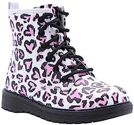 Skechers Kids Girls Gravlen-Totally Wild Boot Sneaker, White/Pink, 2.5 Little Kid | Image 1
