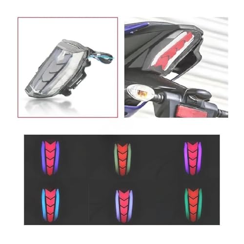 Feu arrière LED clignotant résout le manque de visibilité de la YZF R125