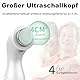 Tragbares Ultraschallgerät für Schmerztherapie & Arthrose - Ultraschall-Massagegerät für Zuhause mit CPU-Steuerung gegen Gelenk-, Muskel- & Rückenschmerzen (inkl. Adapter & Kopplungsgel)