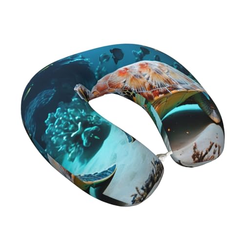 Almohada de viaje espuma viscoelástica tamaño único miniatura 2