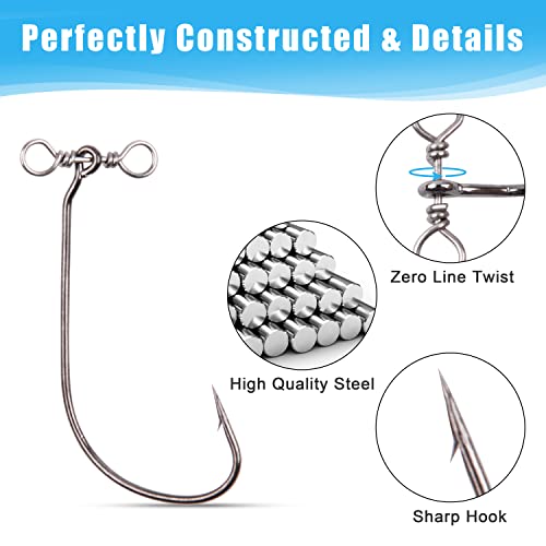 Drop Shot Swimbait Hooks - Image 2