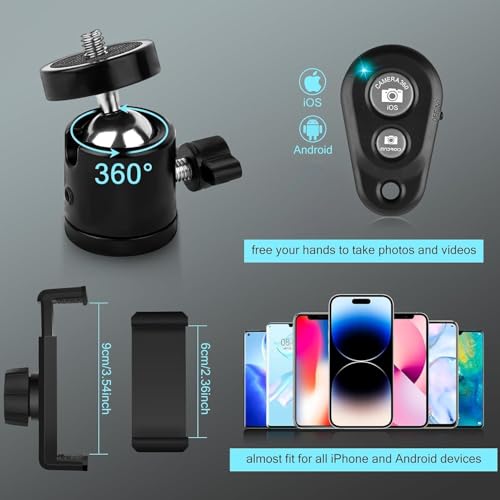 11.5 inch Ring Light with Tripod Stand & Phone Holder Tall 177cm/69.5",Large Professional Selfie Ring Lights for Phone,LED Standing Ringlight for Makeup,Video,Streaming,Youtube - Image 3