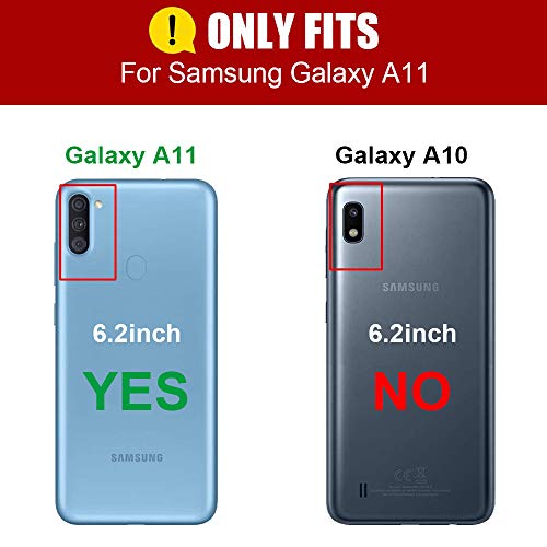 Astronaut Hidden Stand Case Cover For Samsung Galaxy A11, 6D Plating Spaceman Cartoon Cute Phone Case Shockproof Tpu Protective Case For Samsung Galaxy A11 (Black) #TOP6