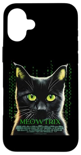 Coque pour iPhone 16 Plus Meowtrix Funny Cat Owner Lover Cats Mom Dad Humour Design