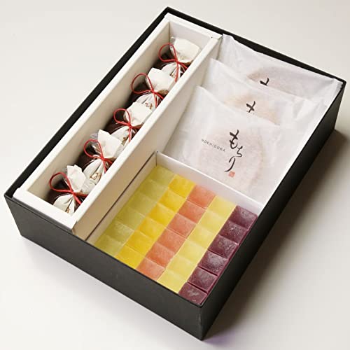 9/30まで販売 鶴屋光信 京都 和菓子 ギフト 化粧箱中サイズ 水羊羹5個 もちり3個 フルーツ琥珀 果乃菓(かのか)30個 詰合せ