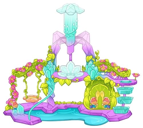 Gabby's Dollhouse - Gabby's Dollhouse: The Movie, Set da giardino, Figure di Pandy Paws e Kitty GNOME e 9 Accessori per la casa delle bambole, Giocattoli per ragazze a partire da 3 anni (Spin Master