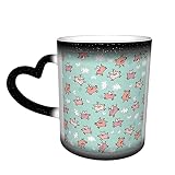 YINGD Keramiktasse, wenn Schweine fliegen, Kaffeetasse, lustige Farbwechsel, Reisebecher, Keramik, wärmeempfindliche Tasse, Einheitsgröße