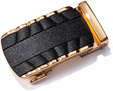 Barry.Wang Designer Belts for Men Nickel-Free Automatic Buckle Alloy Genuine Leather Strap Formal Adjustable