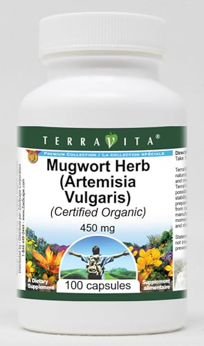Mugwort Herb (Artemisia Vulgaris) (Certified Organic) - 450 mg (1...
