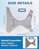 FitDA Ankle Support Brace,Adjustable Ankle Brace Wrap Strap for Sports Protect & Daily Use,Injury Recovery, Breathable & Lightweight Design, Provides Stability & Comfort, One Size for Men Women-Left - Image 4