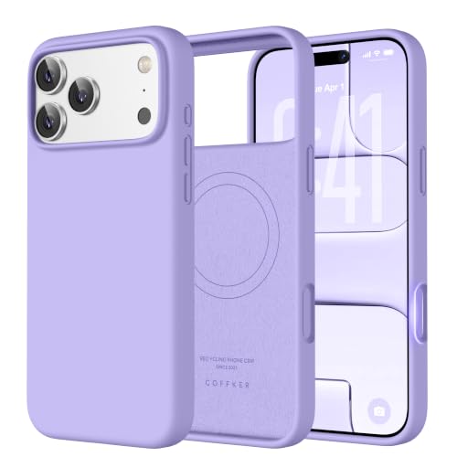 COFFKER Magnetic for iPhone 18 Pro Max /17 Pro Max Case, Lilac Purple