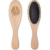 Azeeda 'Cocker Spaniel' Wooden Hairbrush (HA00039878)