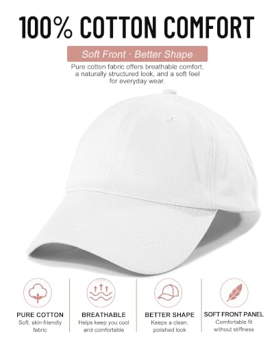 Image of Womens Satin Lined Unstructured Baseball Cap Unisex Silk Lining Washed Cotton Adjustable Vintage Dad Hat