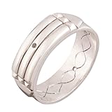 NOVICA .925 Sterling Silver Geometric Band Ring, Atlantis Power' (8)