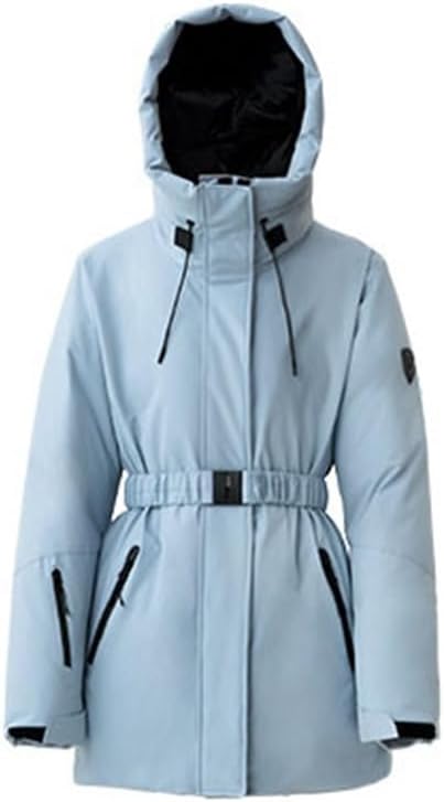 Outdoor Mountaineering Down Jacket Women's Mid-length High-end Hooded Warm