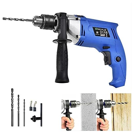 850W Electric Hammer Drill with Impact Bits