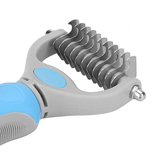 Pente desembaçador, escova de tosa para animais de estimação Pente para animais de estimação Ferrame