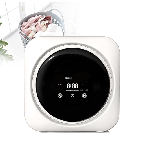Lavadora, Mini Lavadora Portátil, Secadora Compacta, Lavadora de Ropa Interior, Secadora Portátil para Apartamentos, Tambor de Acero Inoxidable, para Apartamentos, Casas Rodantes, Hotelesv,Desktop