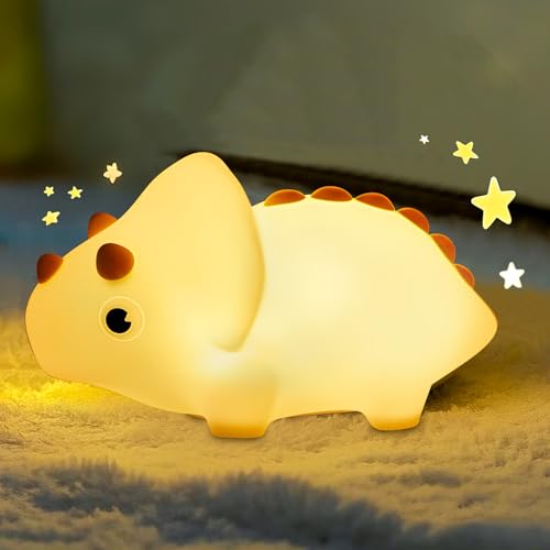 yeklike Kids Night Light, Cute Silicone Eagle, Adjustable 3 Levels of Brightness, Suitable for Crib, Toddler Bed, Girls and Boys Bed, Baby Gift, Rechargeable