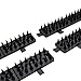 Critter Pricker Humane Raccoon Spike Strips - Critter- Cat Deterrent for Roofs, Pool Steps,Trashcans, Fences. Made by a Professional,10 Patented Connecting Strips per Box. 16 Linear feet
