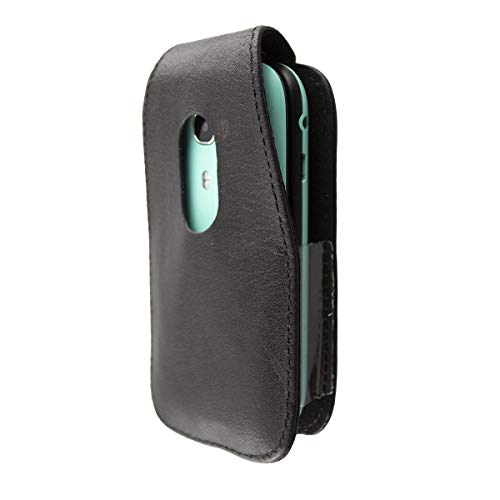 caseroxx Leather-Case with belt clip compatible with Panasonic KX-TU400EXC made from genuine leather - Image 4