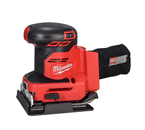 Milwaukee 2649-20 M18 18V Lithium-Ion Cordless 1/4 In. Sheet Orbital Sander (Tool-Only) #TOP1