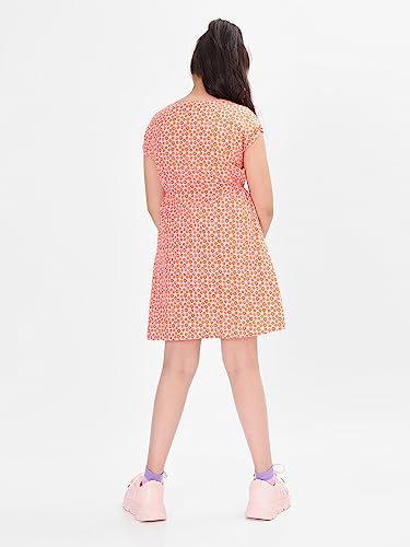 Image of BONKIDS Girl's Cotton Asymmetrical Knee-Length Dresses